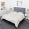 Designart 'Golden Grid I' Mid-Century Duvet Cover Set